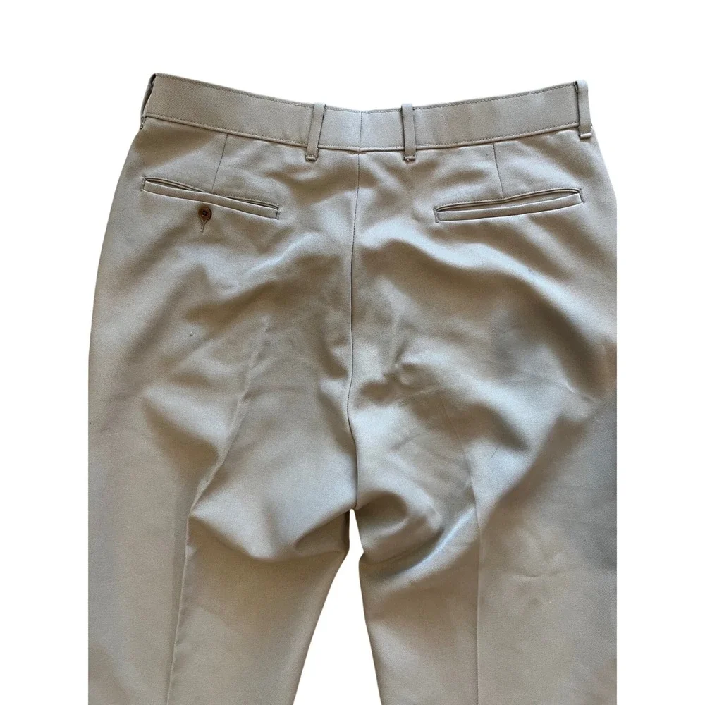 Vintage Levis Action Slacks Men 32x30 Tan Sta-Prest Dress Trousers Khaki 70s 80s